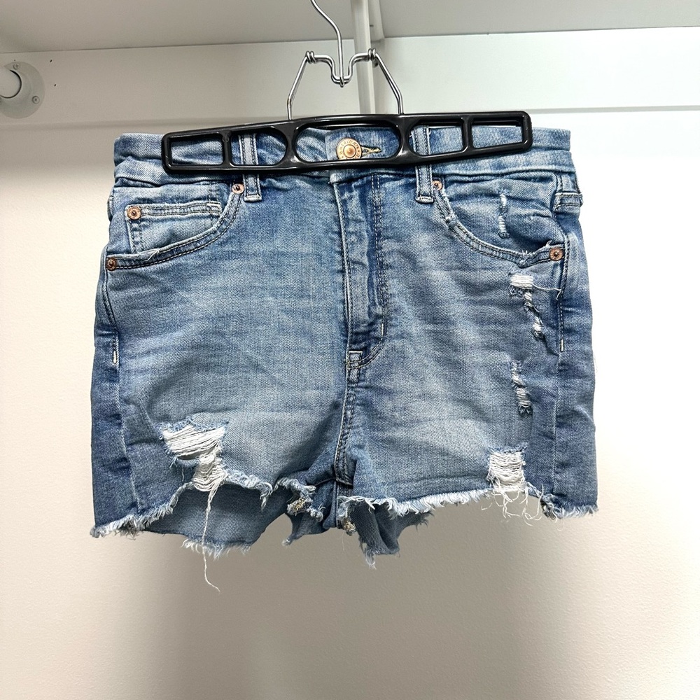 Denim Distressed Women's Shorts